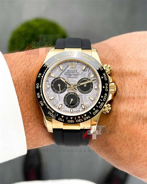 rolex meteorite gold